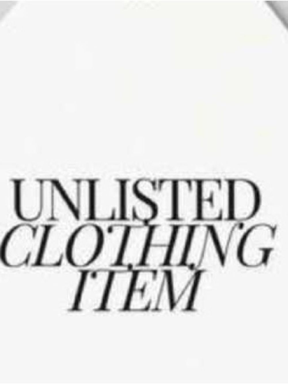 Unlisted Clothing Item - little sleepie